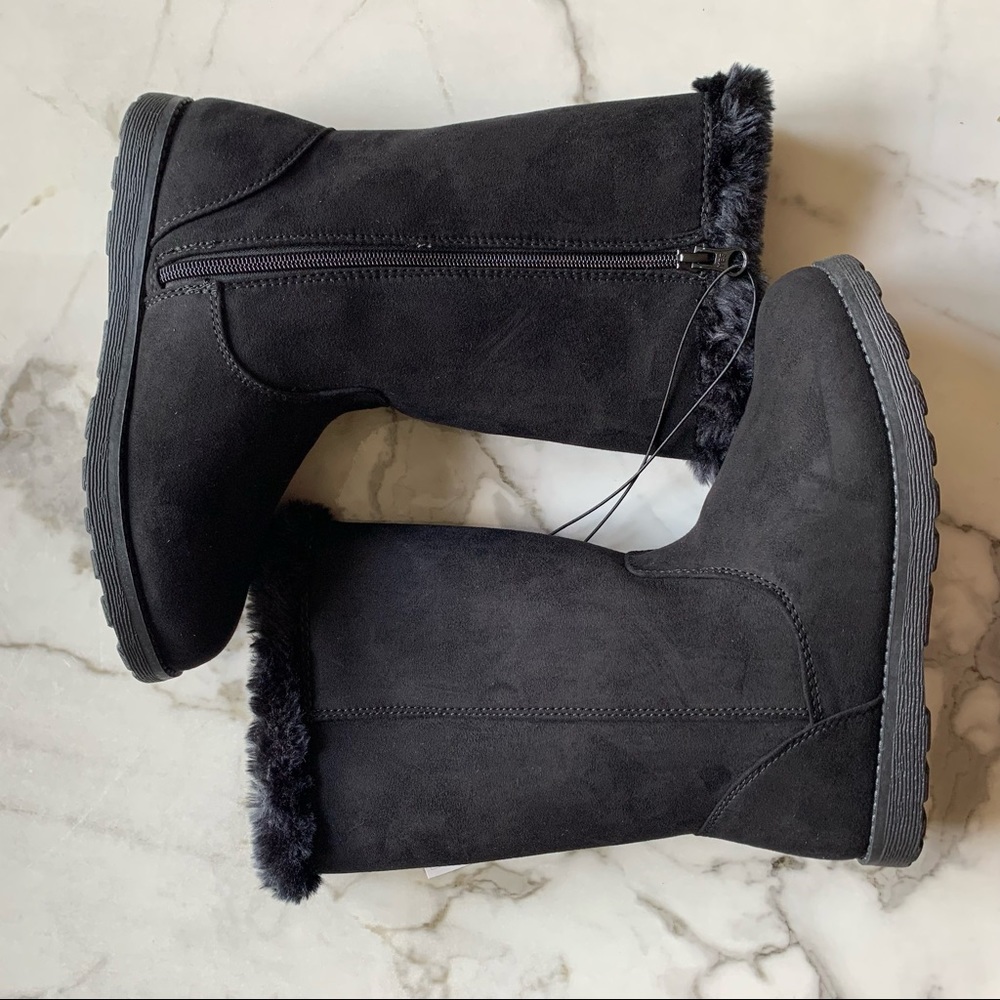 Cat & Jack Katrina Faux Fur Shearling Boots Sz 3